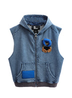 MWM TEDDY BEAR VEST WITH HOOD