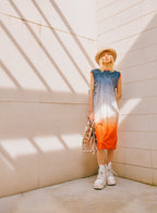 MWM GRADIENT EFFECT DRESS