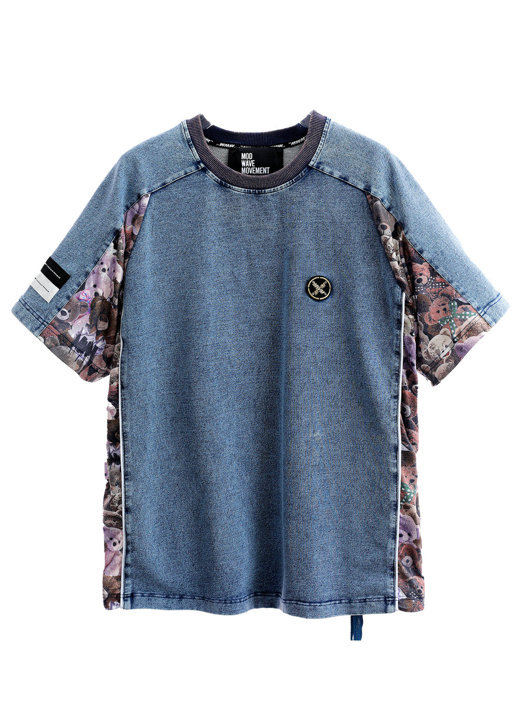 MWM TEDDY BEAR DENIM T-SHIRT