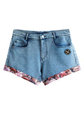TEDDY BEAR DENIM SHORTS MWM