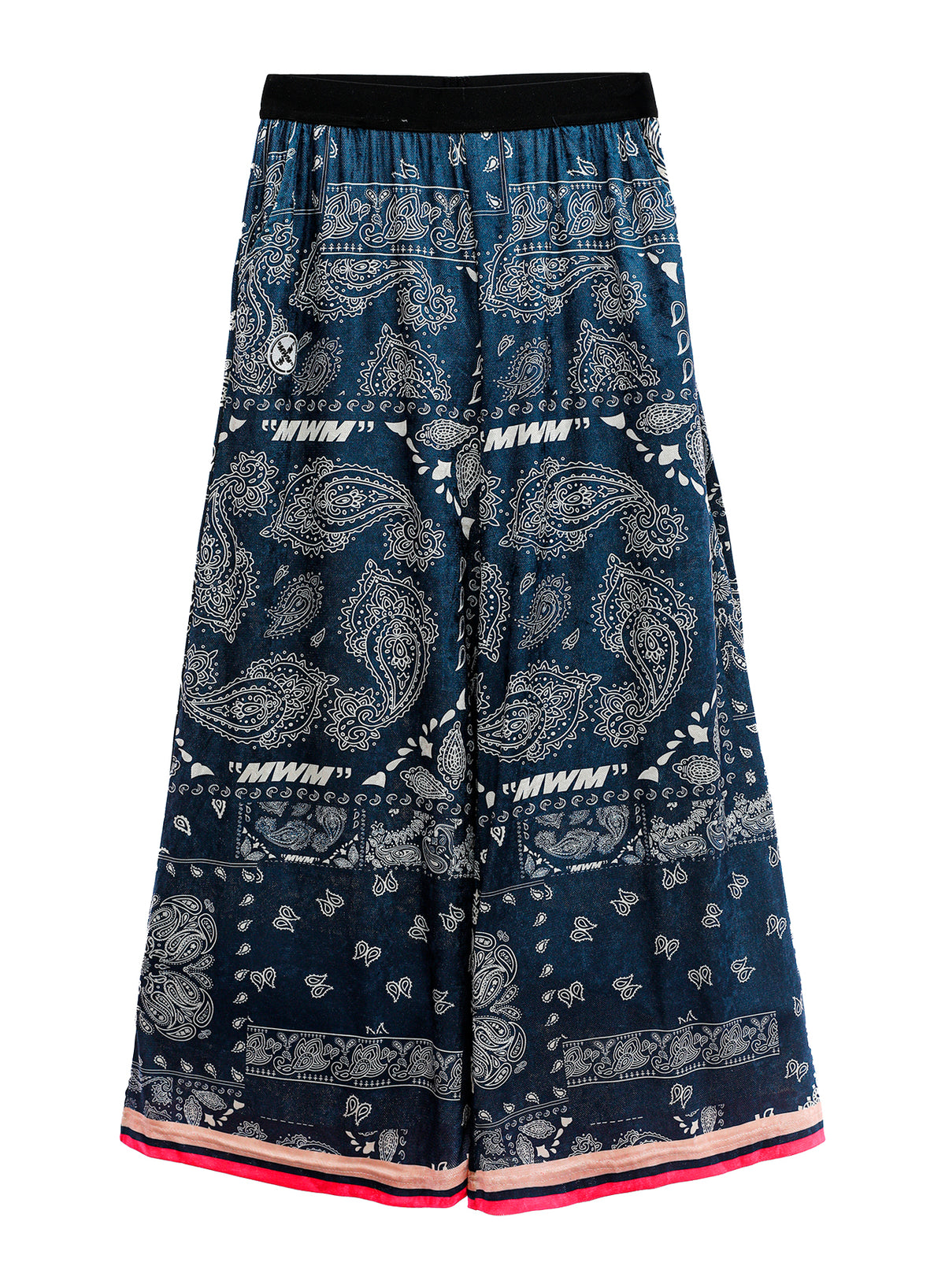MWM BANDANA WIDE-LEG TROUSERS