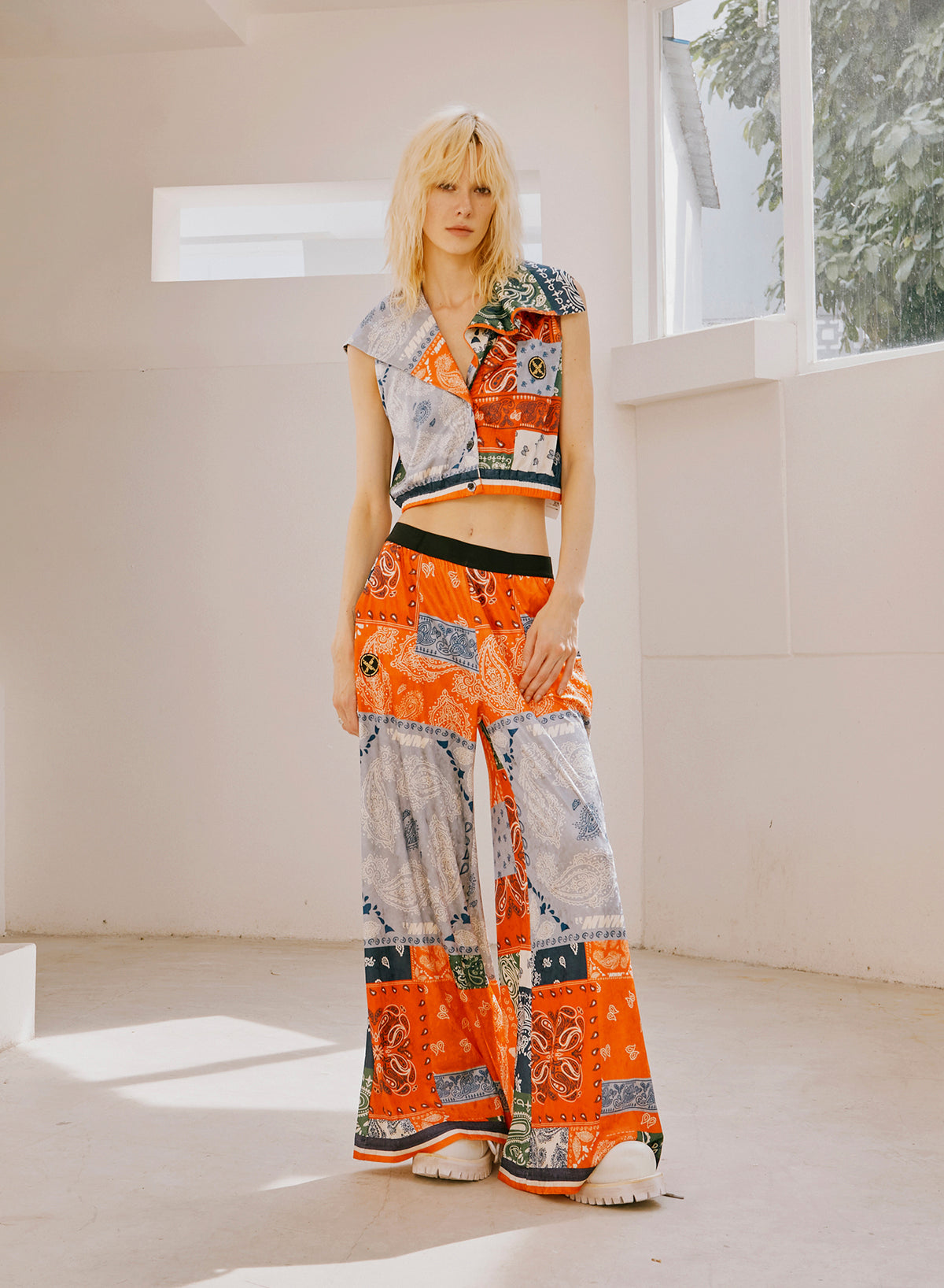 MWM Bandana Wide Leg Trousers