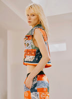 MWM Bandana Cropped Shirt