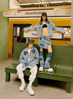 DENIM SKIRT MWM TEDDY BEAR