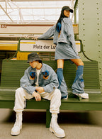 DENIM SKIRT MWM TEDDY BEAR