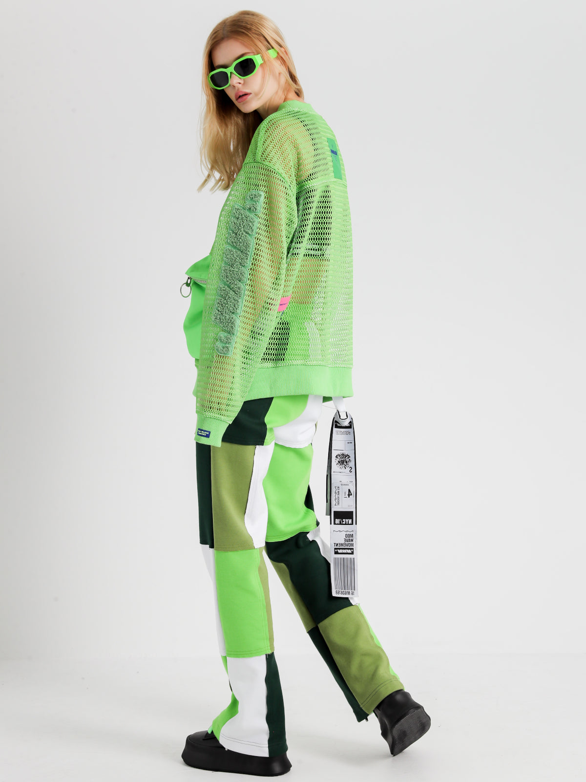 COLOR BLOCK TROUSERS