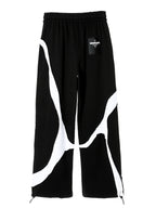 BLACK AND WHITE TROUSERS