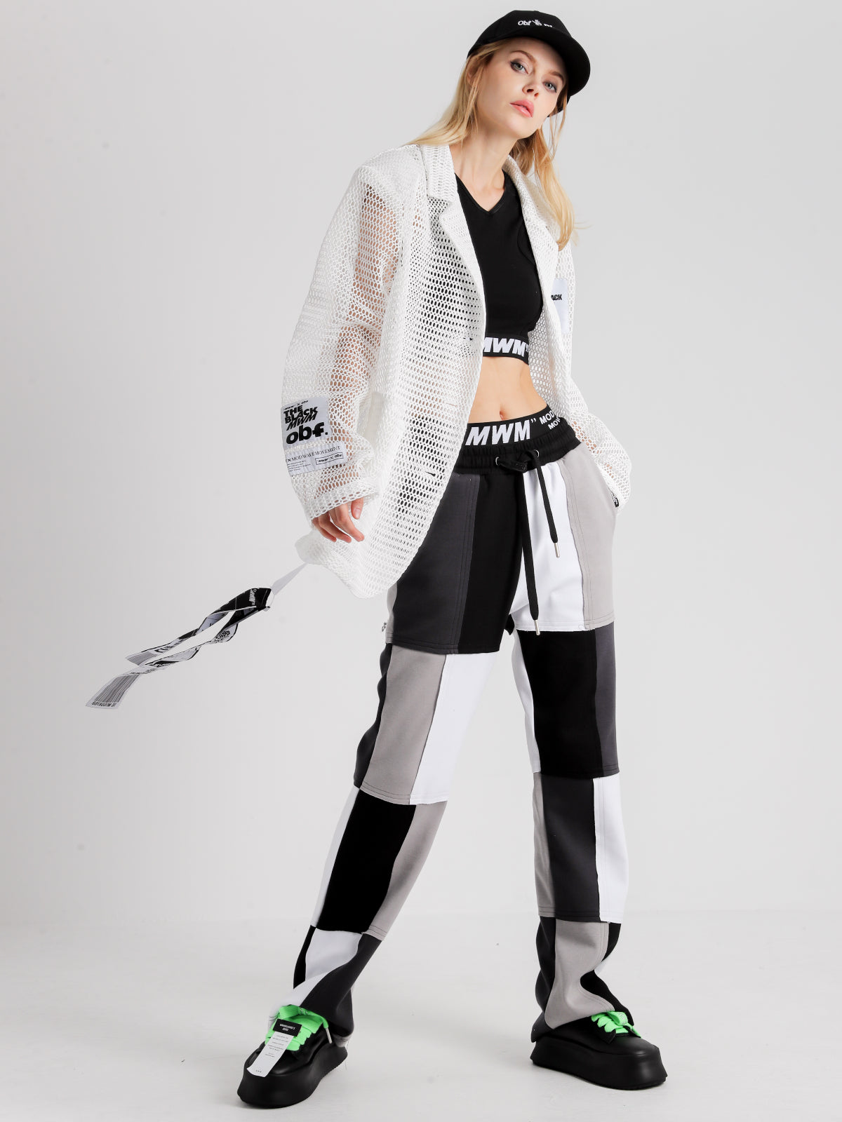 COLOR BLOCK TROUSERS