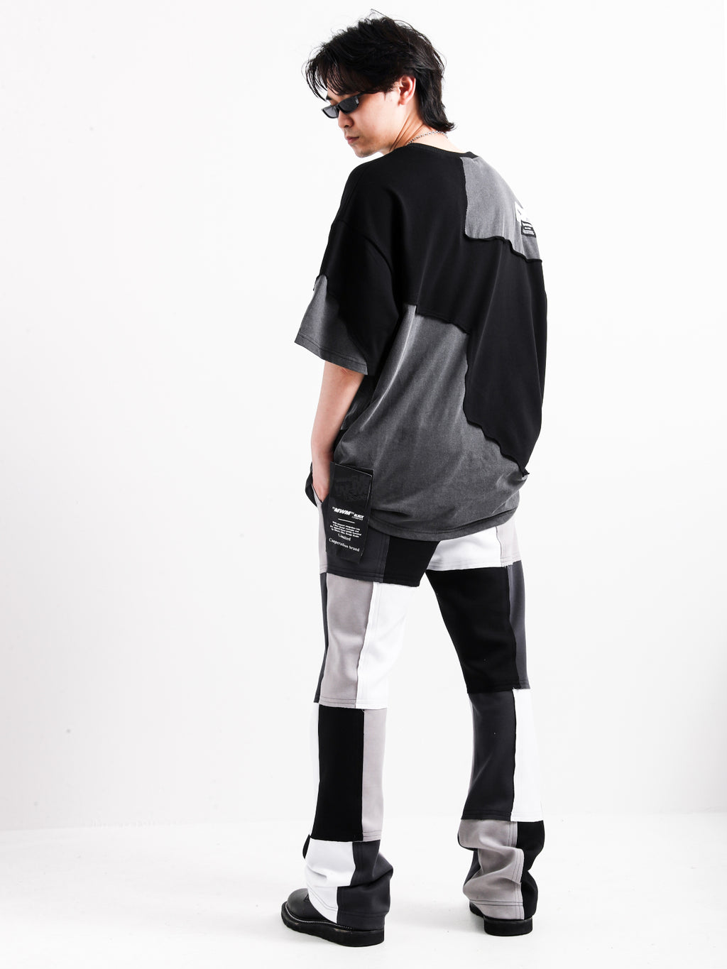COLOR BLOCK TROUSERS