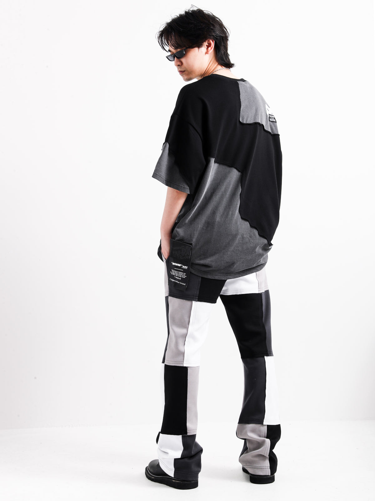 COLOR BLOCK TROUSERS