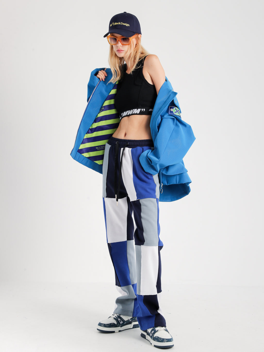 COLOR BLOCK TROUSERS