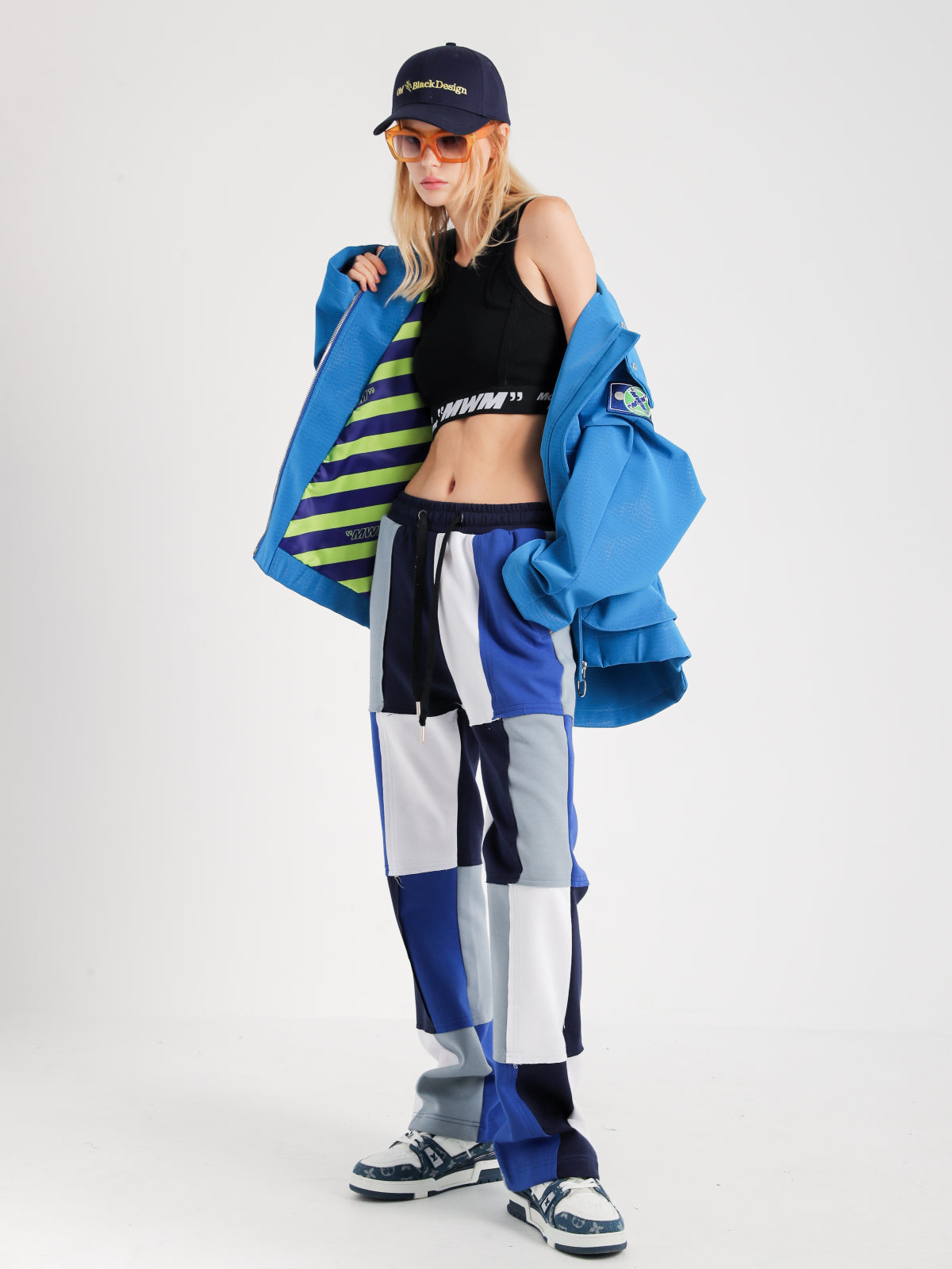 COLOR BLOCK TROUSERS