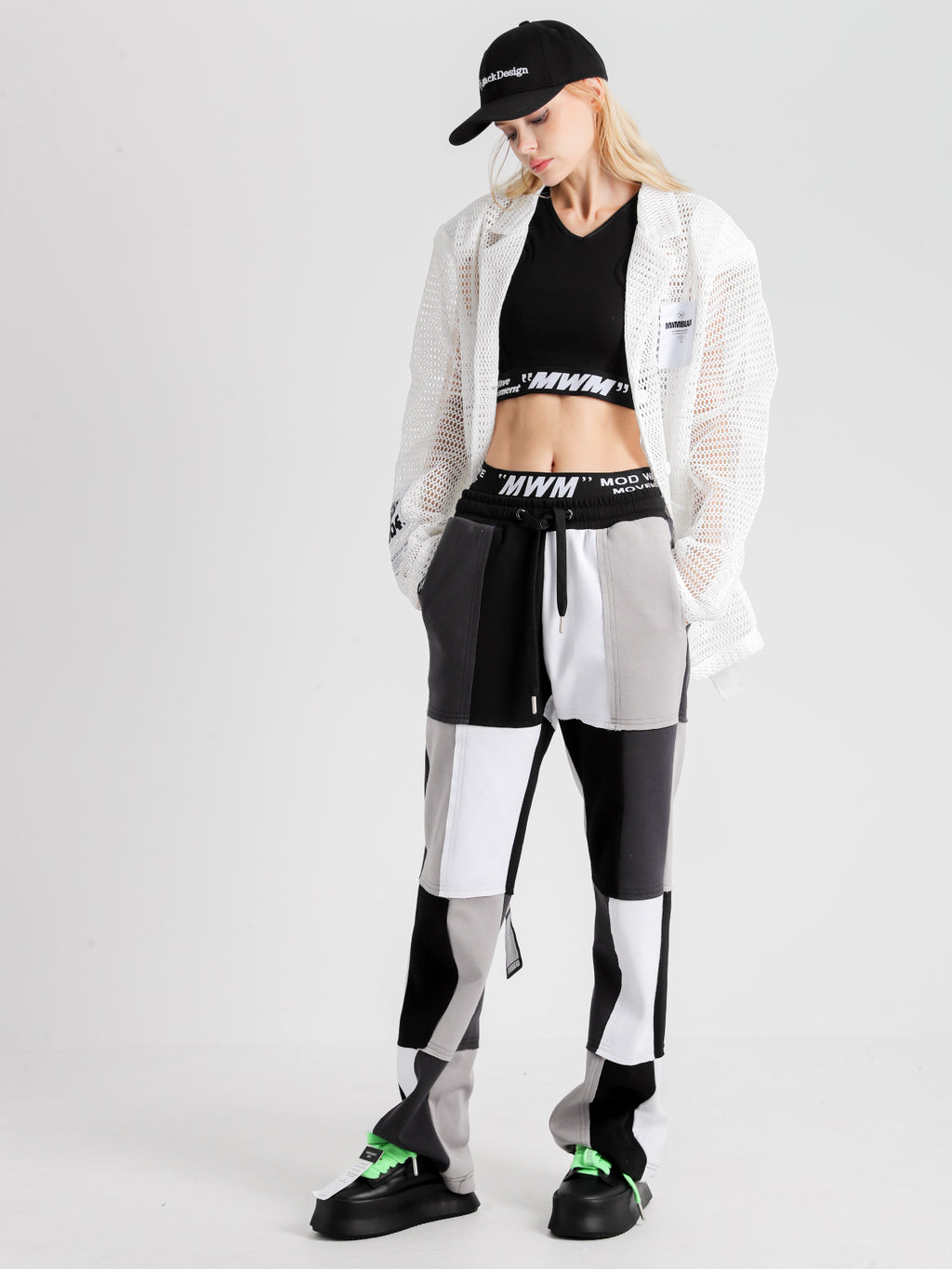 COLOR BLOCK TROUSERS