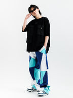 COLOR BLOCK TROUSERS
