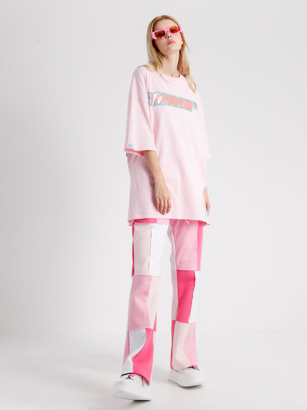 COLOR BLOCK TROUSERS
