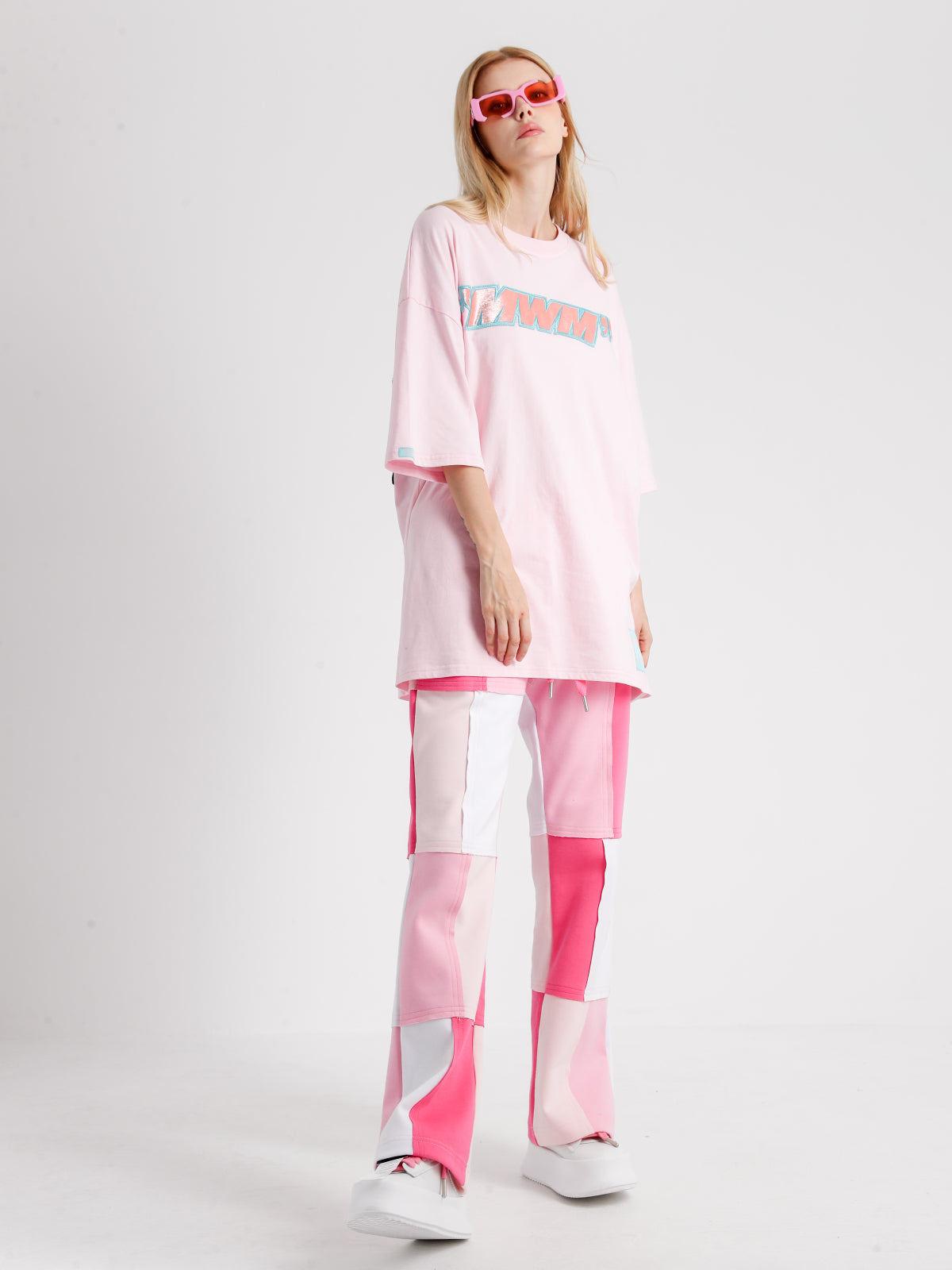 COLOR BLOCK TROUSERS