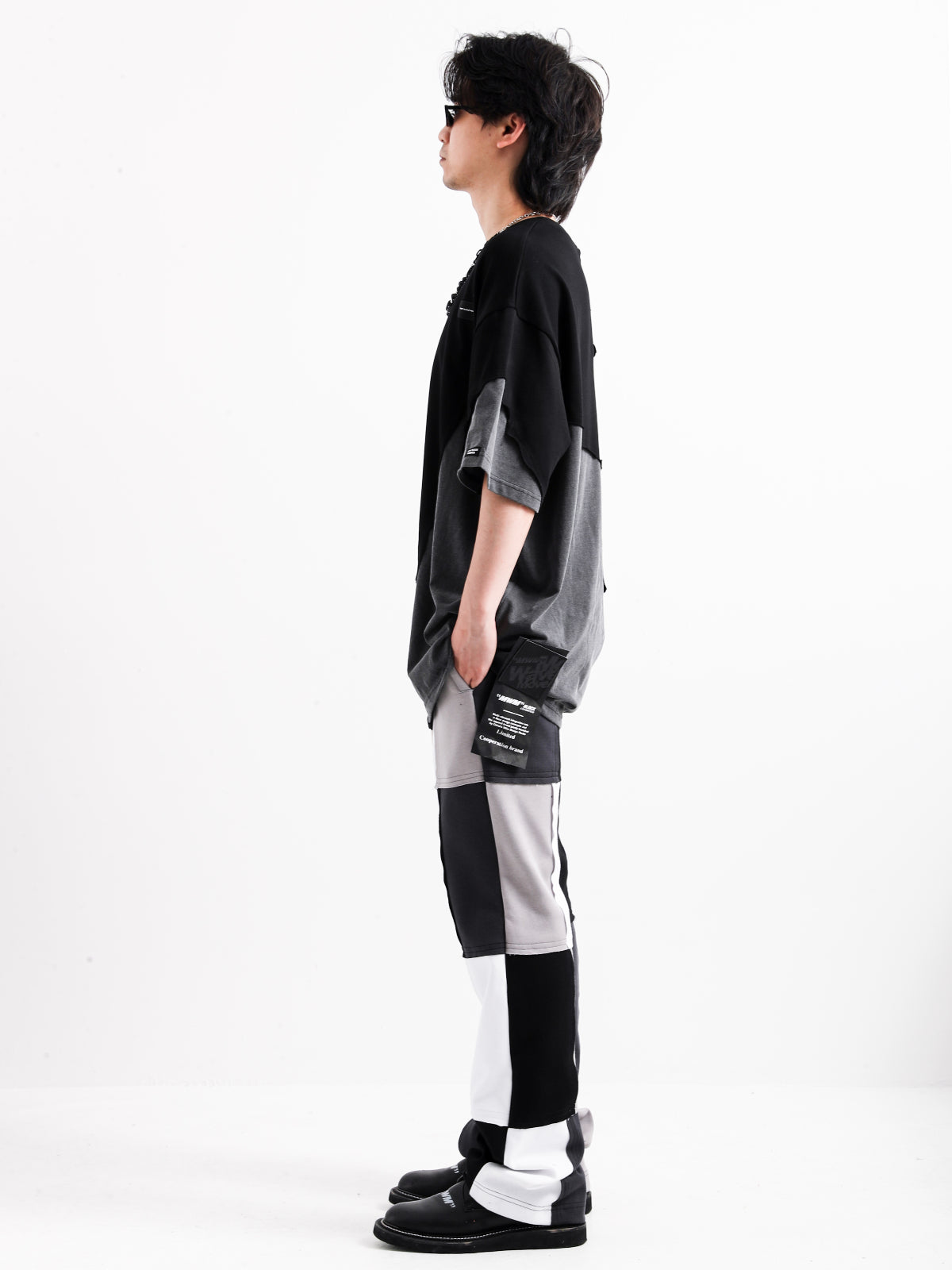 COLOR BLOCK TROUSERS