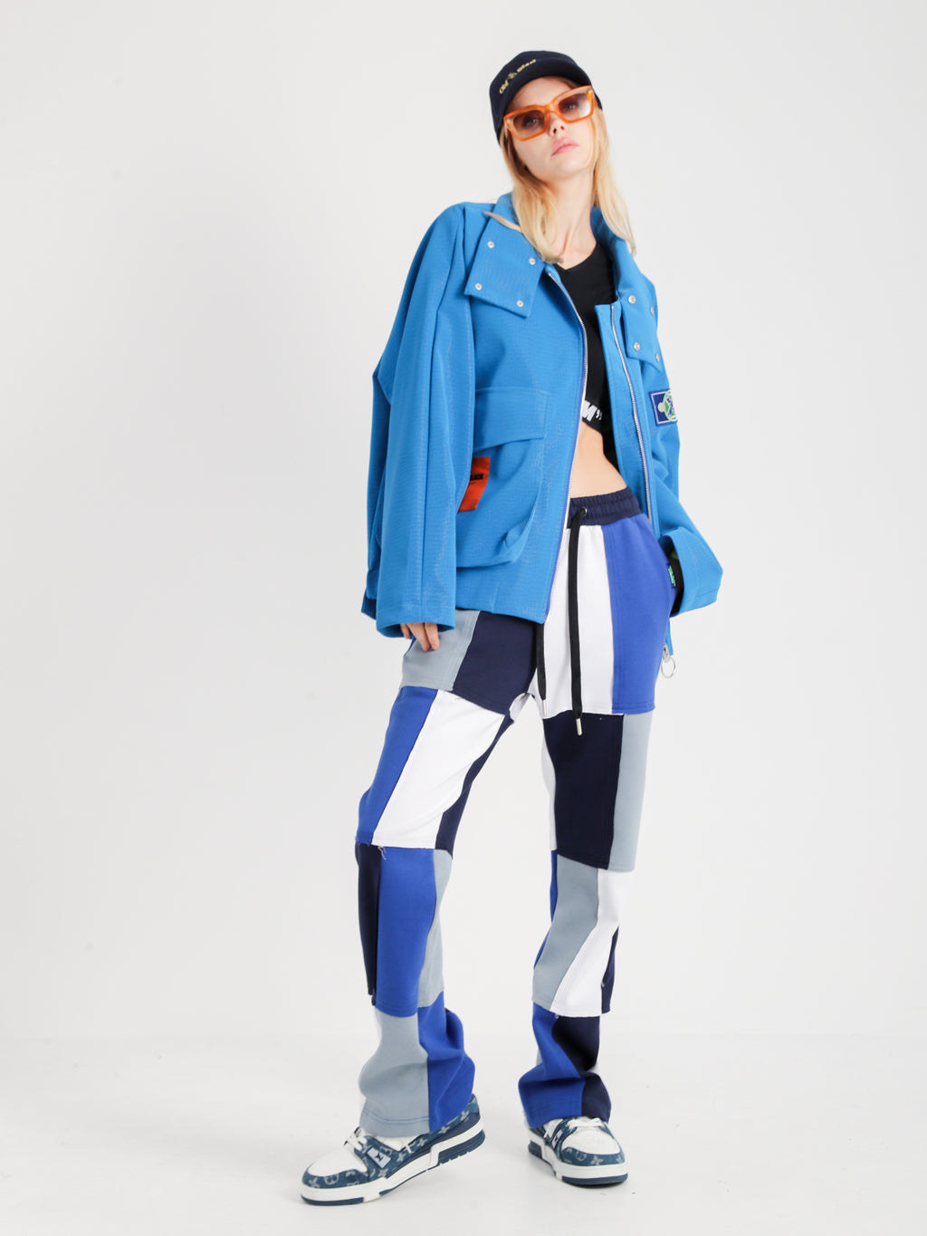 COLOR BLOCK TROUSERS
