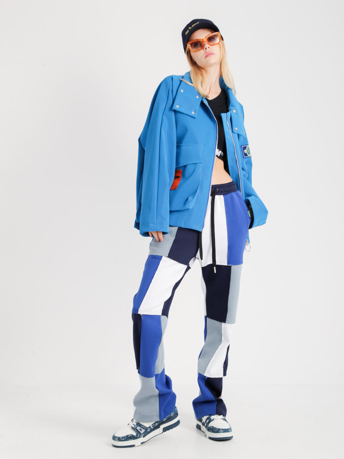 COLOR BLOCK TROUSERS