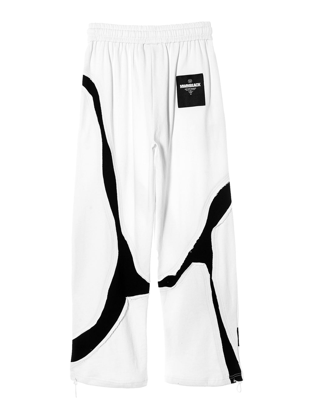 BLACK AND WHITE TROUSERS