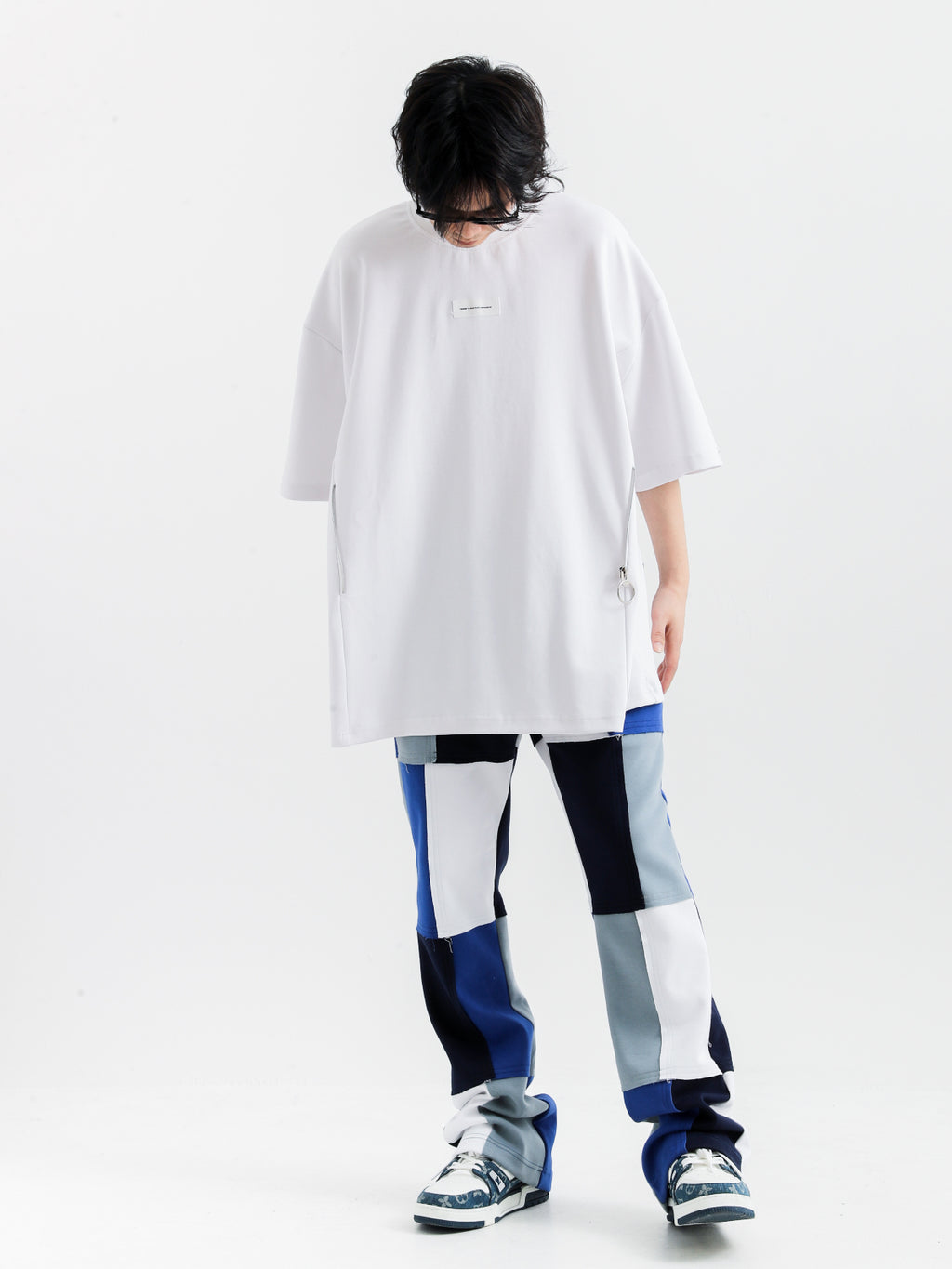 COLOR BLOCK TROUSERS