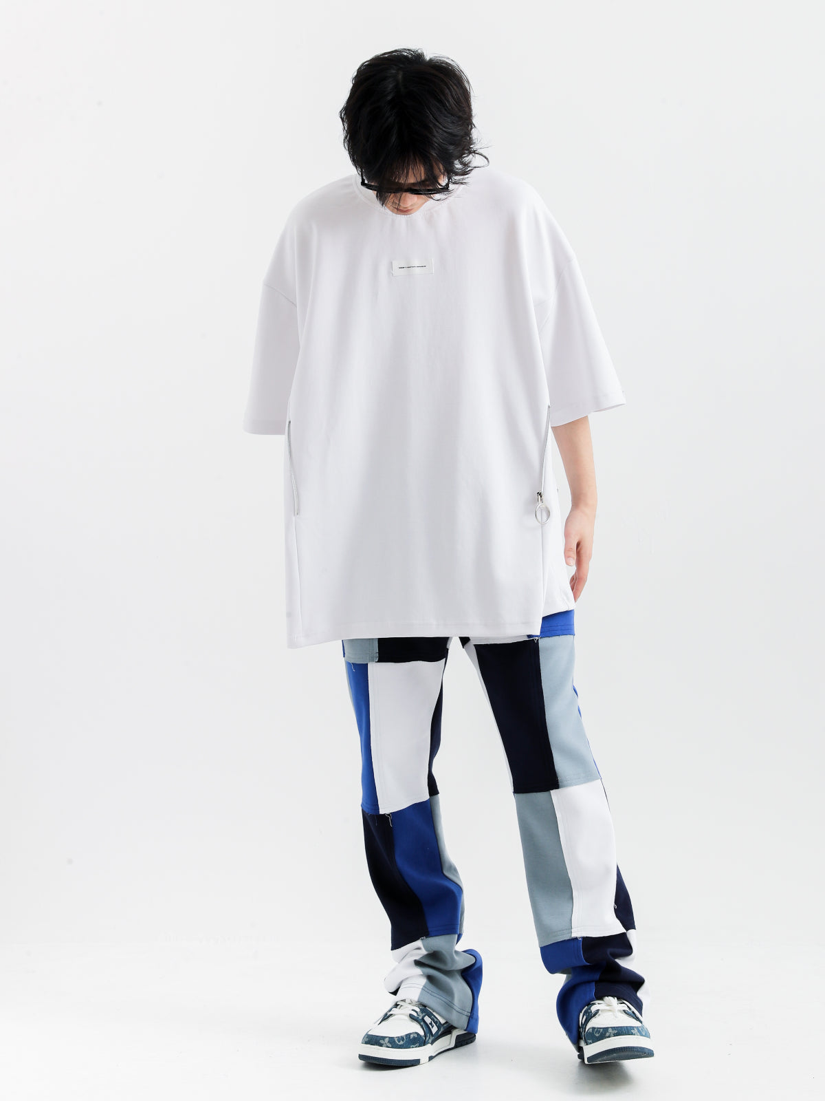 COLOR BLOCK TROUSERS