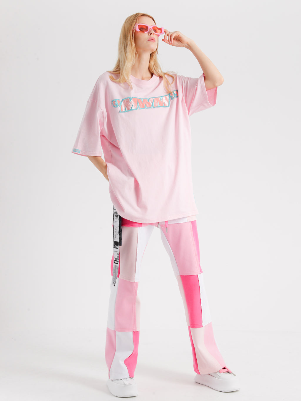 COLOR BLOCK TROUSERS