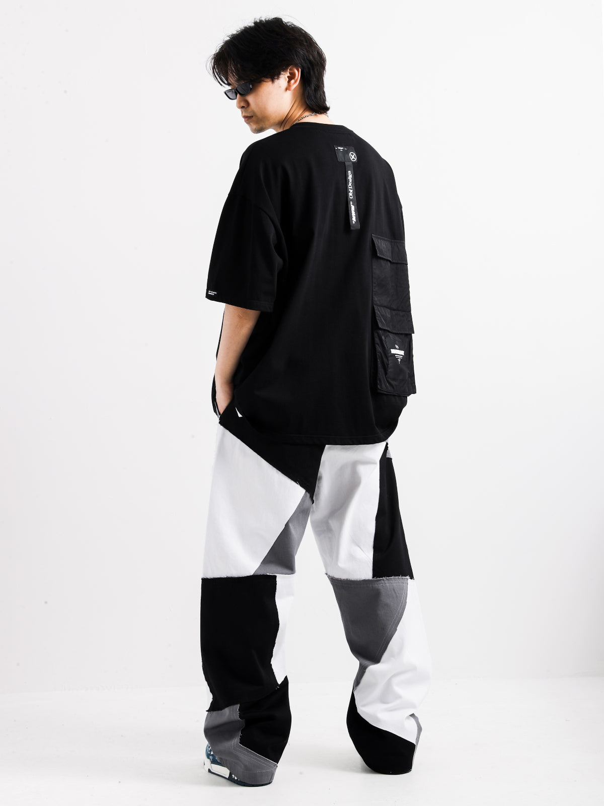 COLOR BLOCK TROUSERS