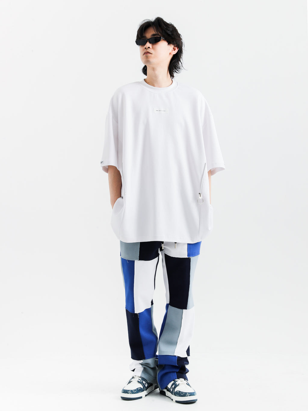 COLOR BLOCK TROUSERS