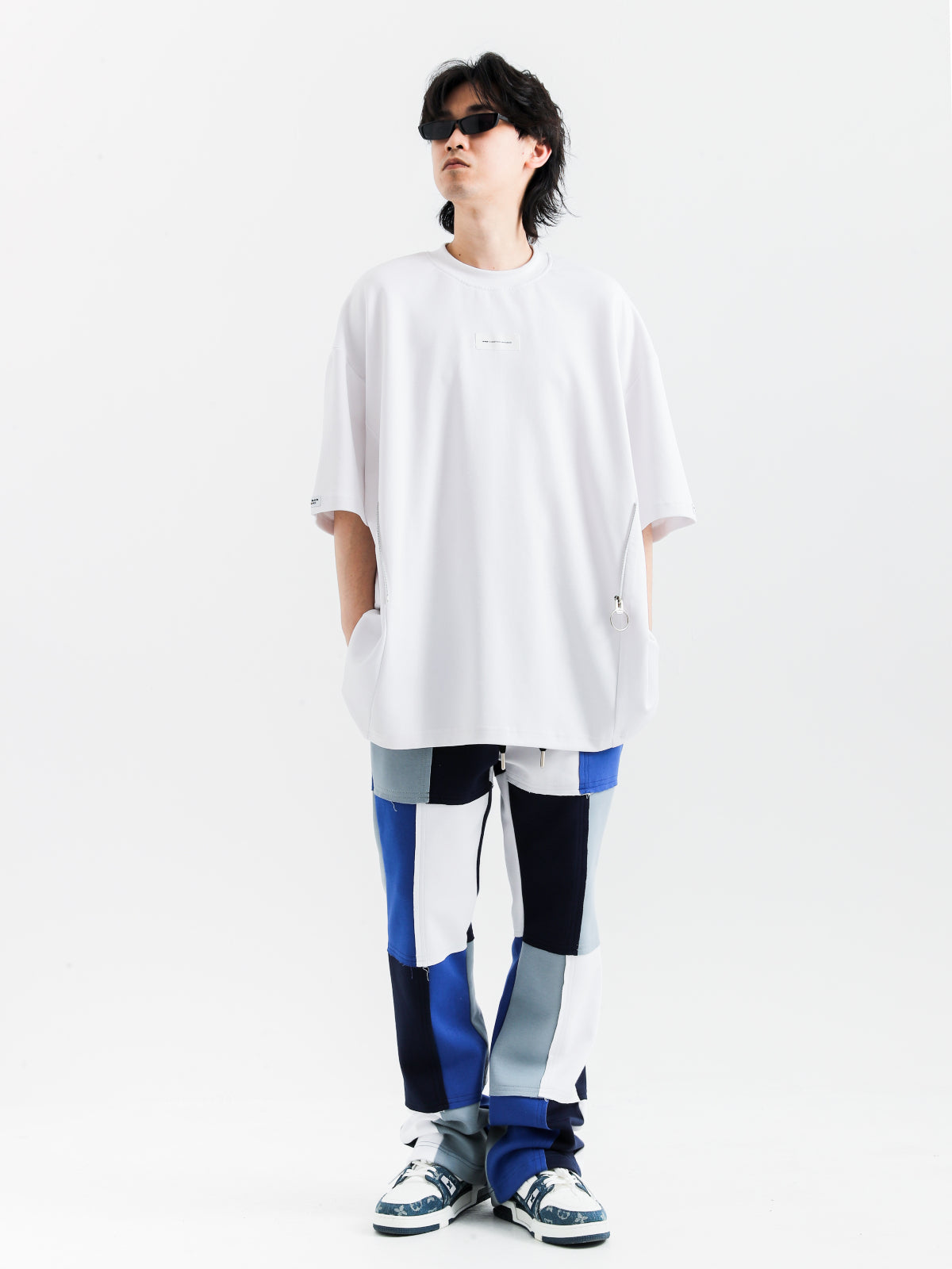 COLOR BLOCK TROUSERS