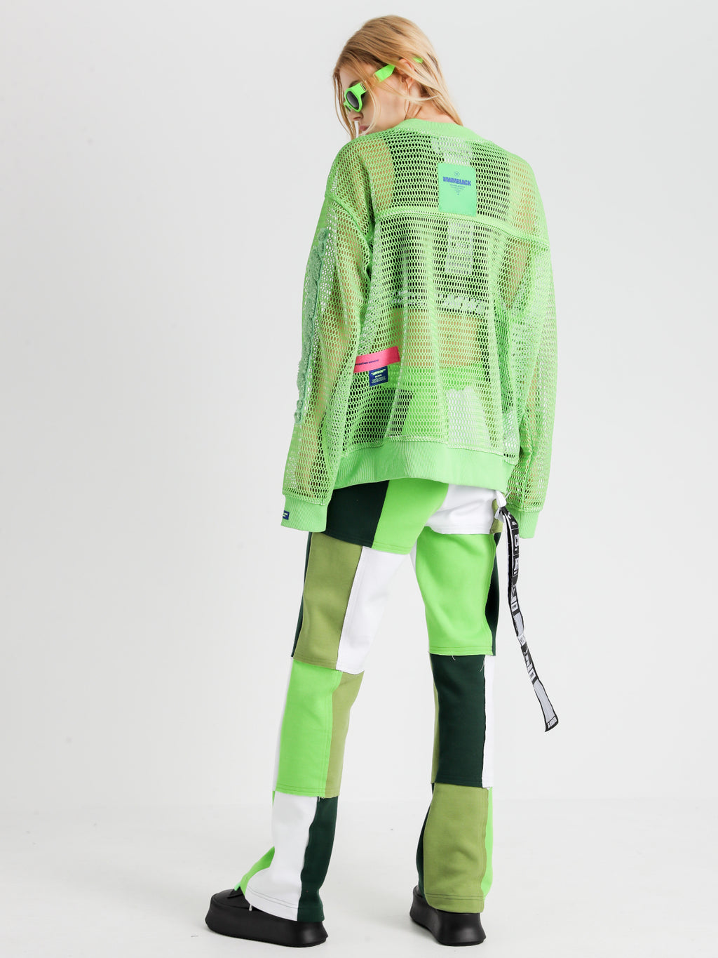 COLOR BLOCK TROUSERS