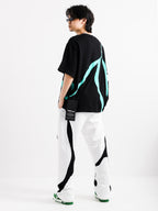 BLACK AND WHITE TROUSERS