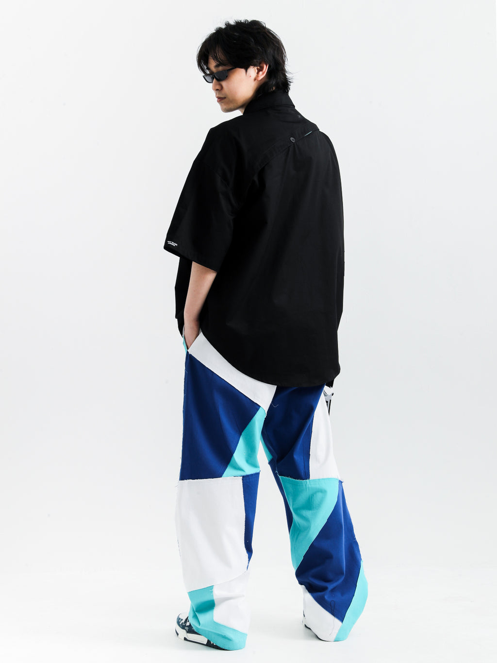 COLOR BLOCK TROUSERS