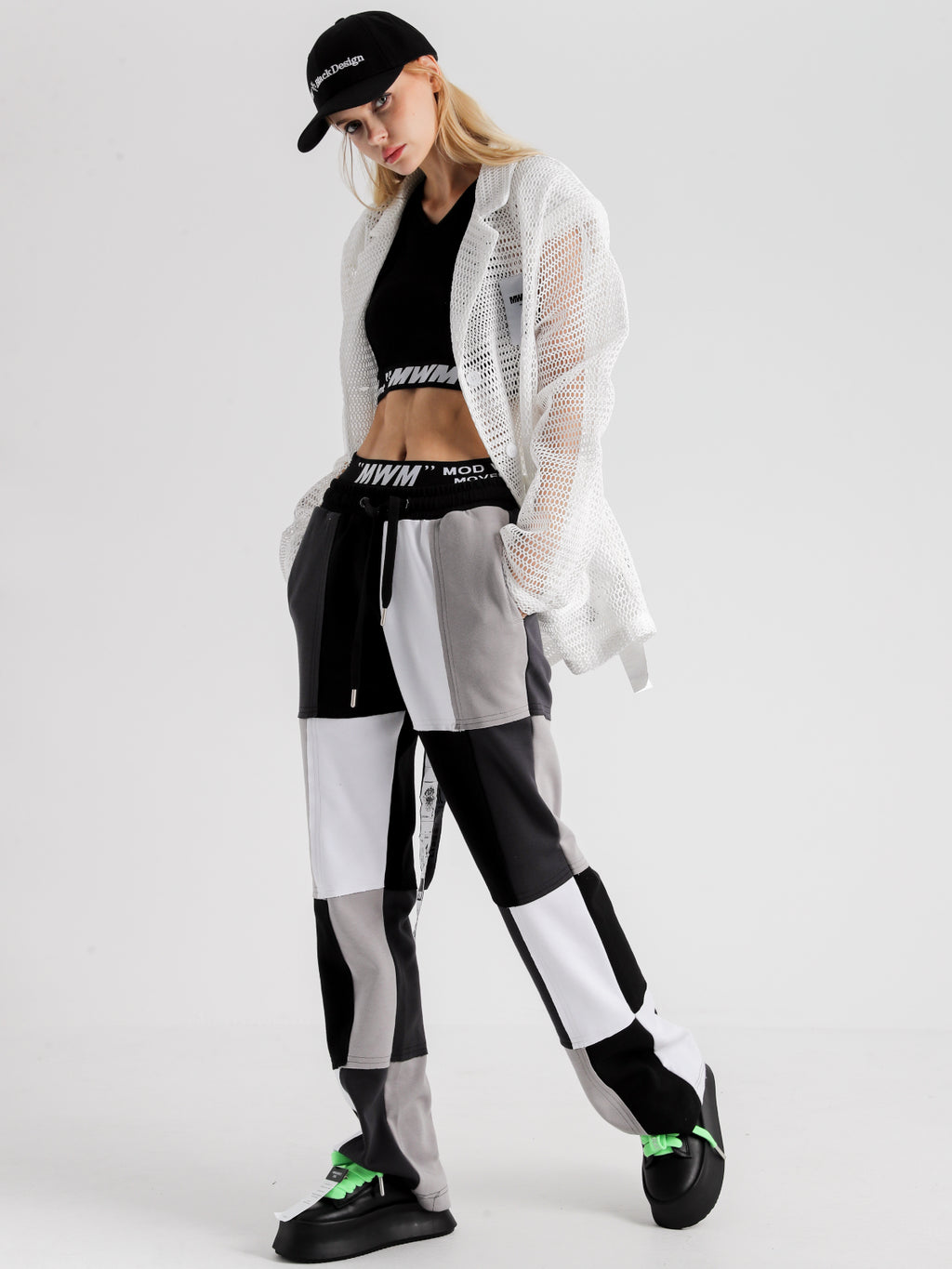 COLOR BLOCK TROUSERS