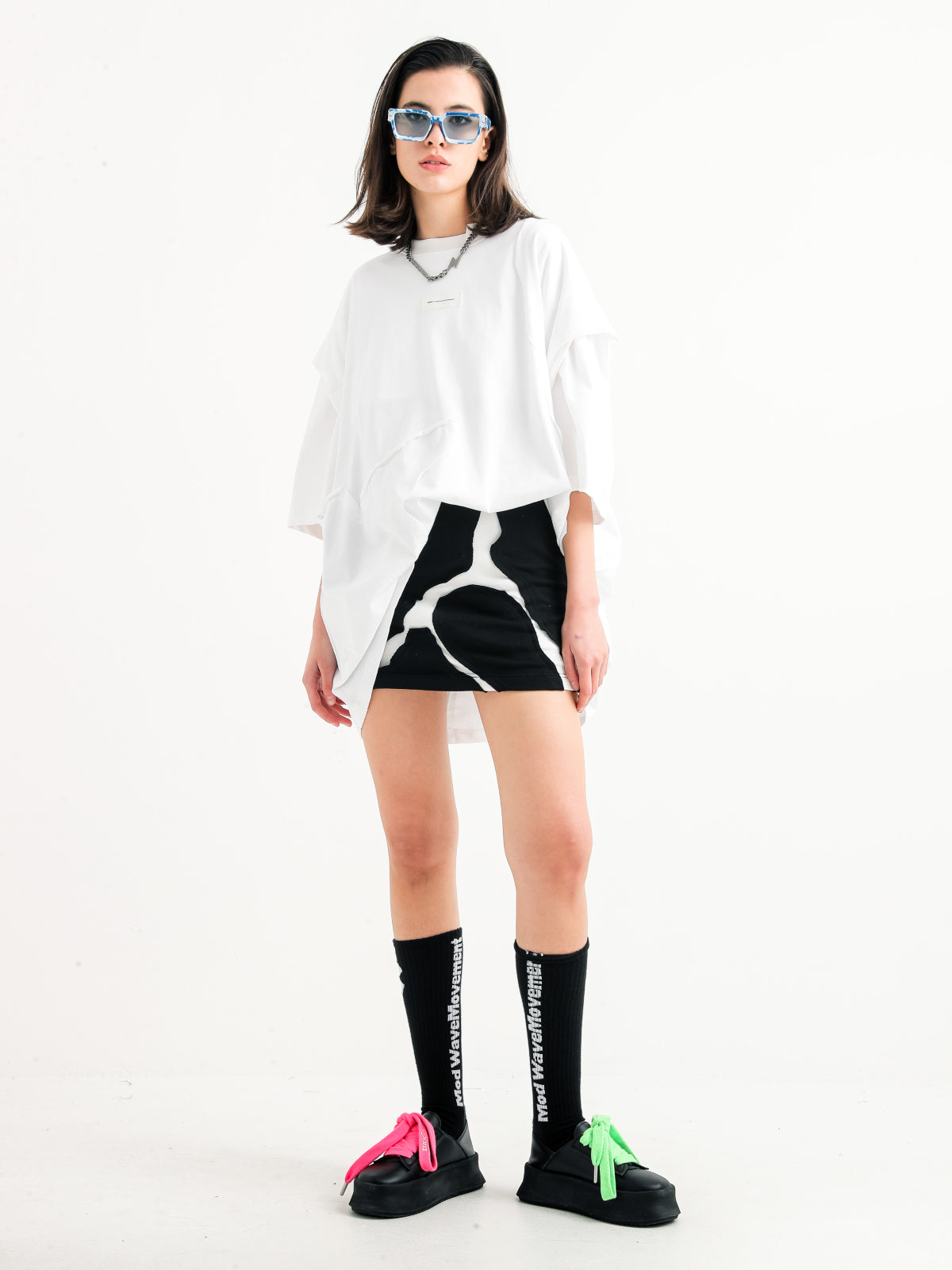 B&W SKIRT