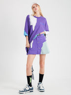 COLOR BLOCK SKIRT