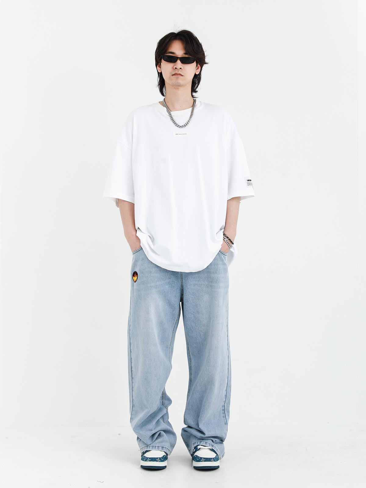 NESTCRACK DENIM JEANS