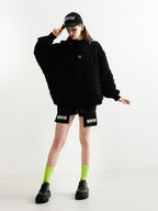 EMBOSSED SWEATSHIRT