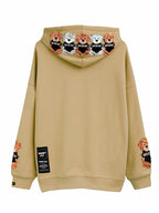 HOODED TEDDY SWEATSHIRT
