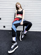 COLOR BLOCK PANTS