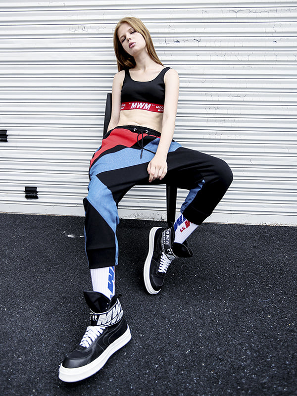 COLOR BLOCK PANTS