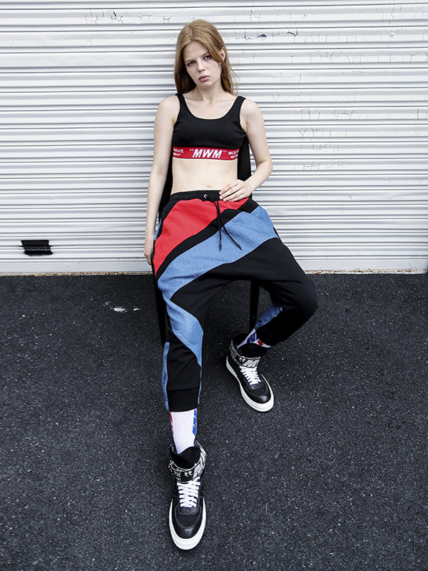 COLOR BLOCK PANTS