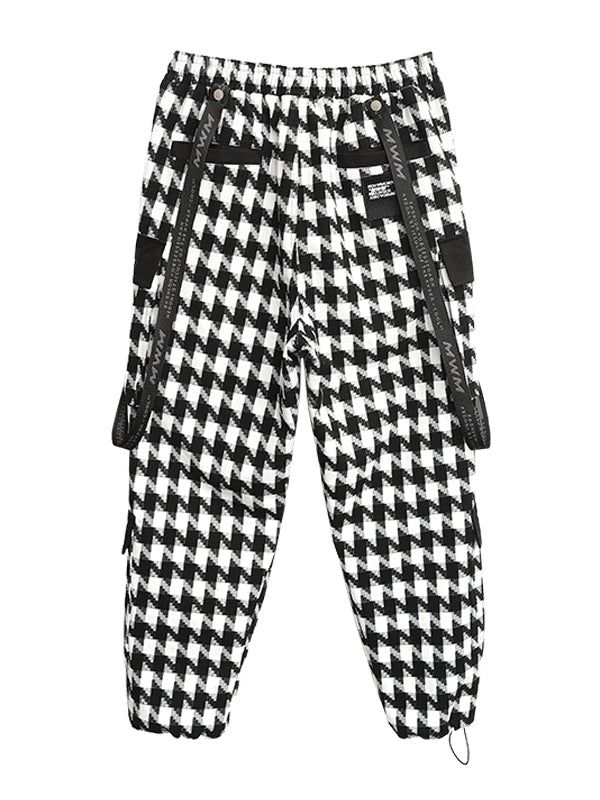 PLAID TROUSERS
