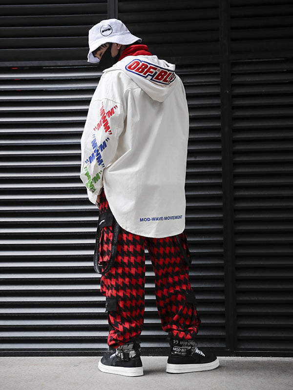 PLAID TROUSERS