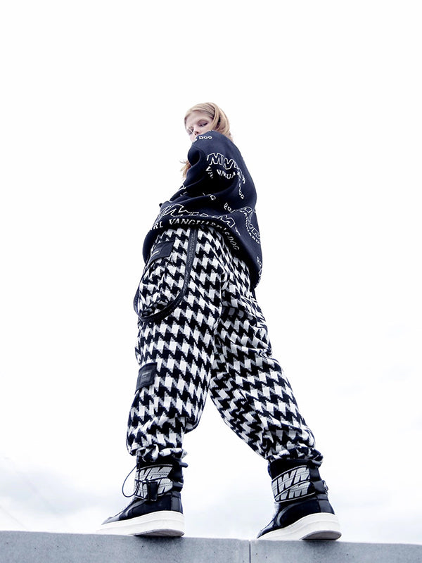 PLAID TROUSERS