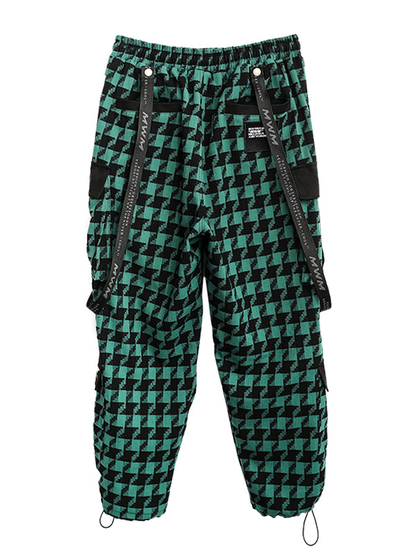 PLAID TROUSERS
