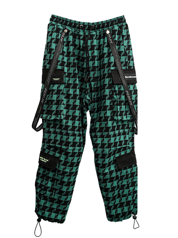 PLAID TROUSERS