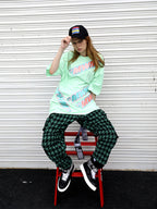 PLAID TROUSERS
