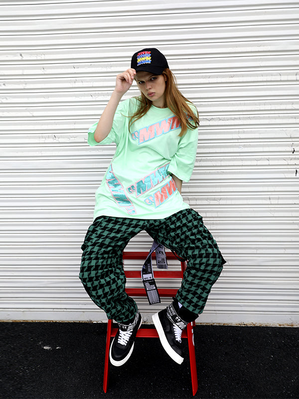 PLAID TROUSERS