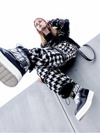 PLAID TROUSERS